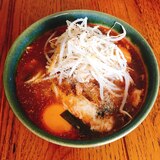 キムチ鍋の残りでラーメン